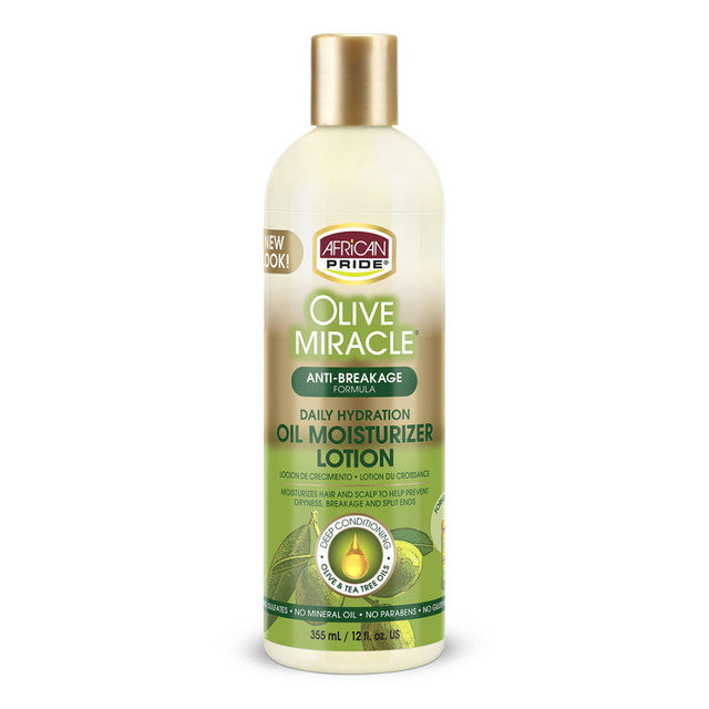 African Pride Olive Miracle Anti-Breakage Oil Moisturizer Lotion 12oz